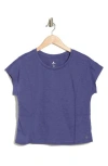 Apana Softy Short Sleeve Boxy T-shirt In Skipper Blue