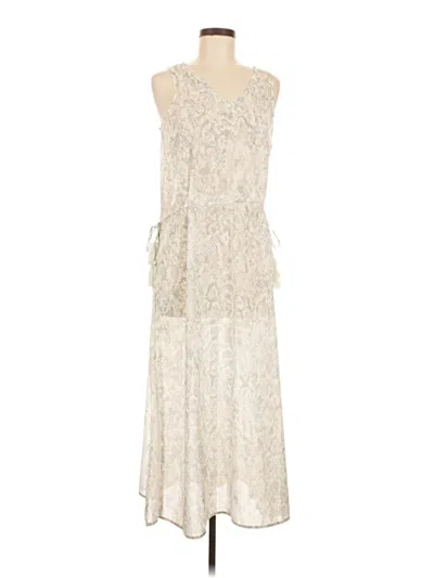 Pre-owned Apana Swimsuit Cover Up In White