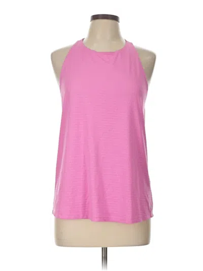 Pre-owned Apana Tank Top Pink Halter Neckline Tops