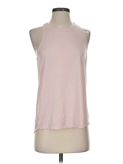 Pre-owned Apana Tank Top Pink Halter Neckline Tops