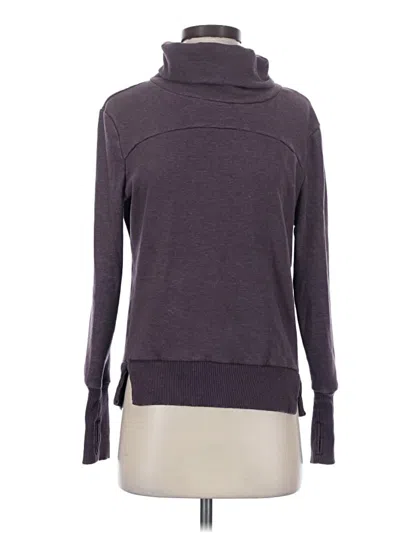 Pre-owned Apana Turtleneck Sweater In Purple