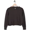 Apana Vortex Scuba Knit Top In Gray