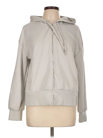 Pre-owned Apana Zip Up Hoodie In Gray