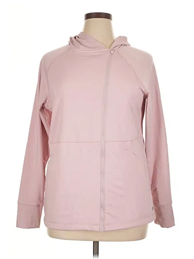 Pre-owned Apana Zip Up Hoodie In Pink