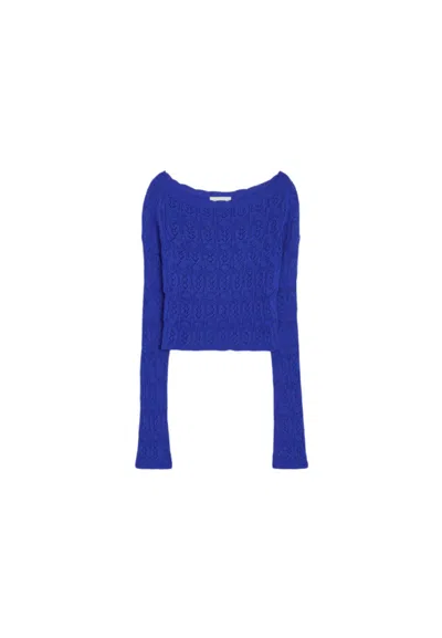 Apaperkid Women's Sweater  Boat Drain In Blue