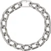 Apartment 1007 Silver #2/0 Machine Chain Necklace In Steel
