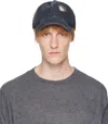 Apartment 1007 Ssense Exclusive Navy Distressed Cap In Navy