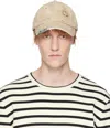 Apartment 1007 Tan Distressed Cap In Tan