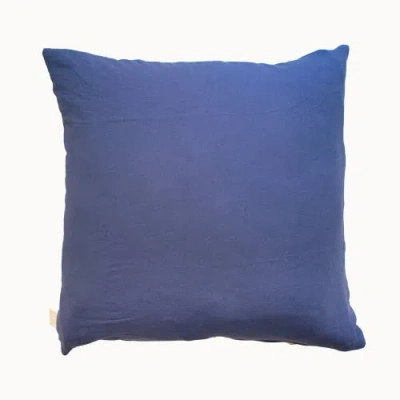 Apartment F Everyday Linen Pillow In Blue