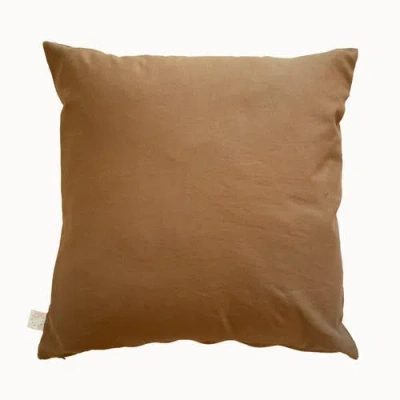 Apartment F Everyday Linen Pillow In Brown