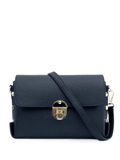 Apatchy London Bloxsome Stud-embellished Crossbody Bag In Blue