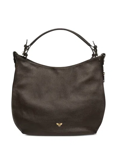 Apatchy London Harriet Slouchy Bucket Bag In Brown
