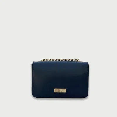 Apatchy London The Grace Leather Bag In Blue
