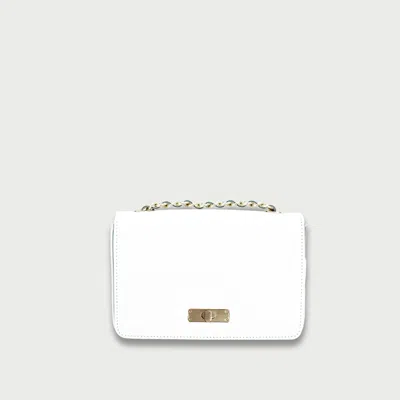 Apatchy London The Grace Leather Bag In White