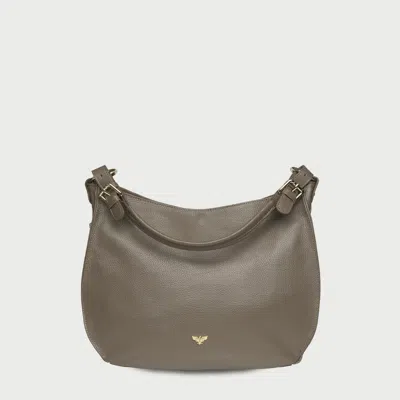Apatchy London The Harriet Leather Bag In Gray