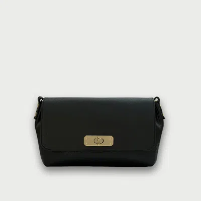 Apatchy London The Maisie Maxi Leather Bag In Black