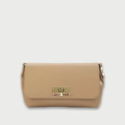 Apatchy London The Maisie Maxi Leather Bag In Sand