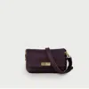 Apatchy London The Maisie Mink Leather Bag In Red