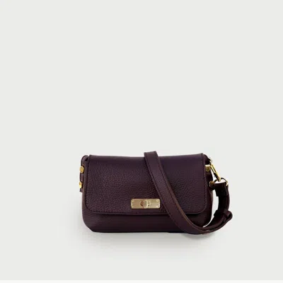 Apatchy London The Maisie Mink Leather Bag In Red