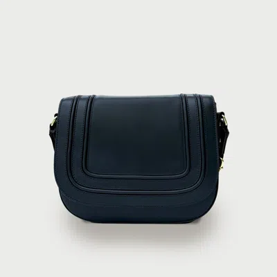 Apatchy London The Mimi Tan Leather Bag In Blue