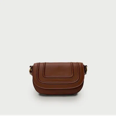 Apatchy London The Mimi Tan Leather Bag In Brown