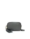 Apatchy London The Mini Tassel Phone Bag In Gray