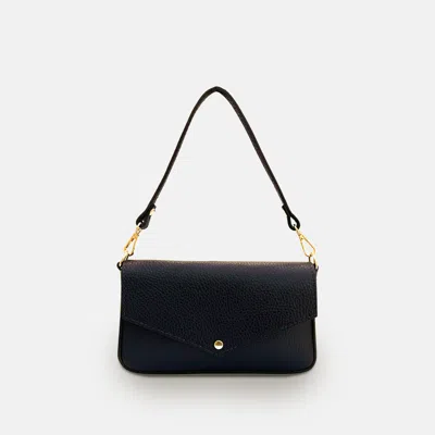 Apatchy London The Munro Leather Short Bag In Black