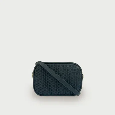 Apatchy London The Penelope Gold Woven Leather Camera Bag