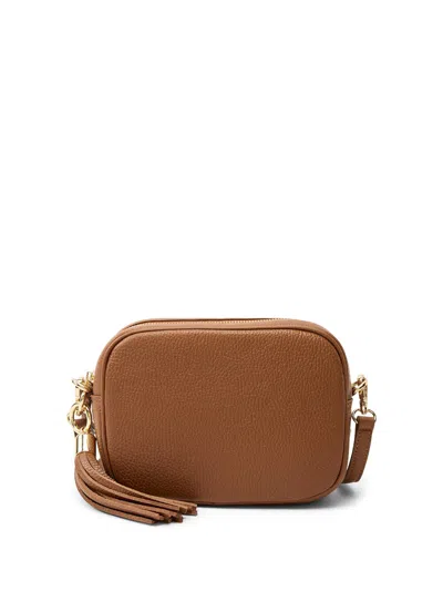 Apatchy London The Tassel Crossbody Bag In Tan