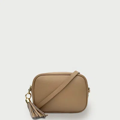 Apatchy London The Tassel Leather Crossbody Bag In Brown