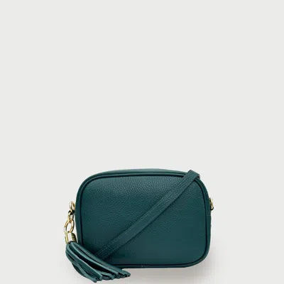 Apatchy London The Tassel Leather Crossbody Bag In Blue