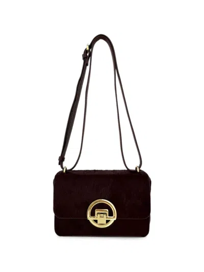 Apatchy London Tilly Hair-on Leather Mini Bag In Brown