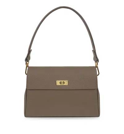 Apatchy London Women's Brown The Abi Mink Leather Bag