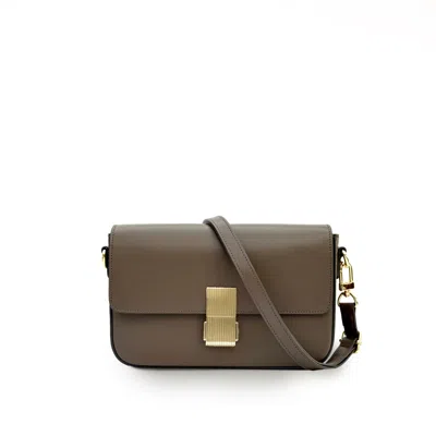 Apatchy London Women's Brown The Flora Mink Leather Bag