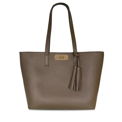 Apatchy London Women's Brown The Kate Mink Leather Bag