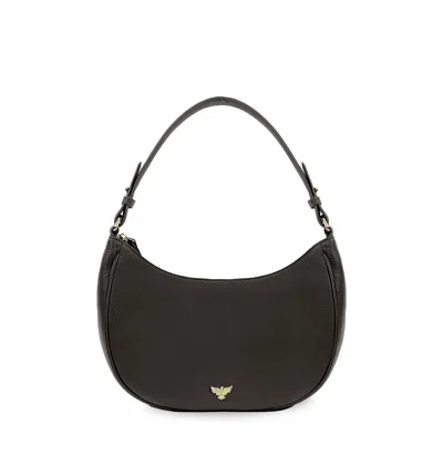 Apatchy London Women's Brown The Lucy Chocolate Leather Shoulder Bag