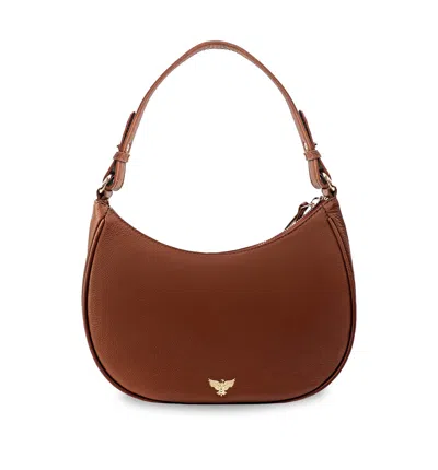 Apatchy London Women's Brown The Lucy Tan Leather Shoulder Bag