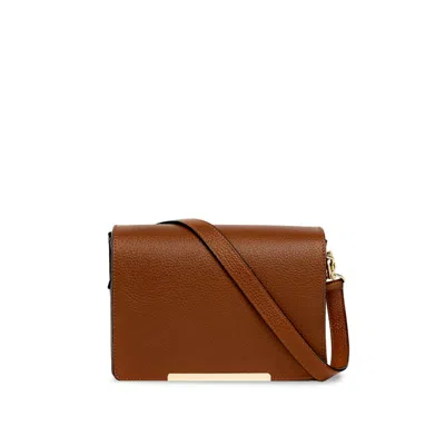 Apatchy London Women's Brown The Newbury Tan Leather Crossbody Bag