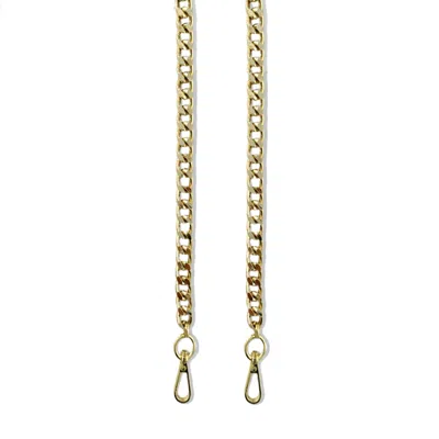 Apatchy London Women's Gold Slim Flat Shoulder Chain Strap