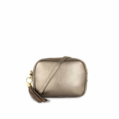 Apatchy London Women's Gold The Tassel Bronze Leather Crossbody Bag