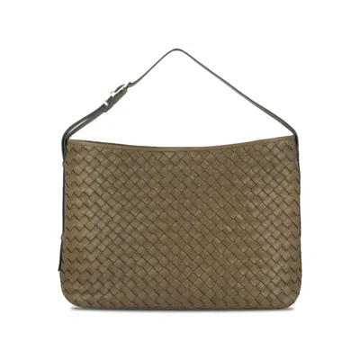 Apatchy London Women's Green The Holly Olive Leather Bag