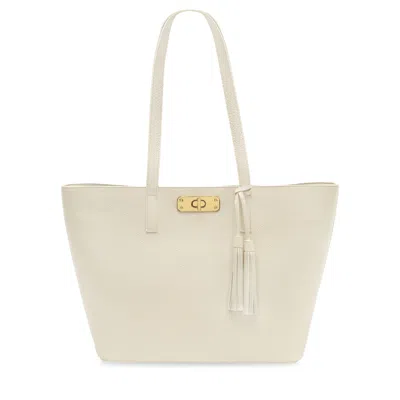 Apatchy London Women's Neutrals The Kate Leather Bag In Black