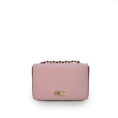 Apatchy London Women's Pink / Purple The Grace Pink Leather Bag