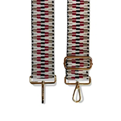 Apatchy London Women's Red & Black Zigzag Strap In Multi