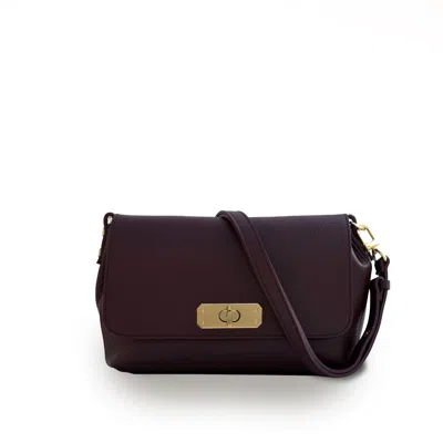 Apatchy London Women's Red The Maisie Maxi Port Leather Bag