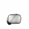 Apatchy London Women's Silver The Tassel Pewter Leather Crossbody Bag In Silver
