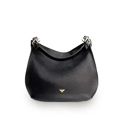APATCHY LONDON WOMEN'S THE HARRIET BLACK LEATHER BAG