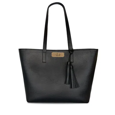 Apatchy London Women's The Kate Black Leather Bag