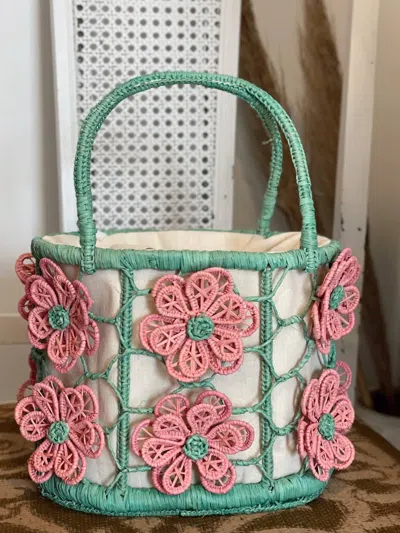 Apaya Women's Margarita Bag In Aqua Pink In Multi