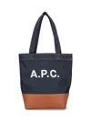 Apc Medium Logo-detail Denim Tote Bag
